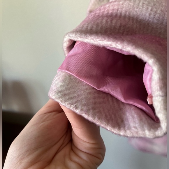 Avec Les Filles Raglan Walking Coat in Dusty Pink Plaid in Women’s Size S - Picture 13 of 16